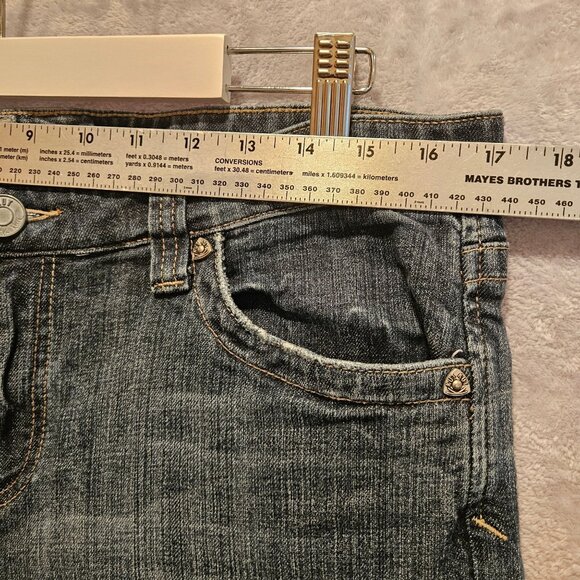 Kut From The Kloth Jeans Womens 8 Blue Catherine Boyfriend Straight long flaps - Picture 7 of 12